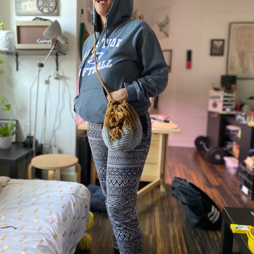 Crochet purse